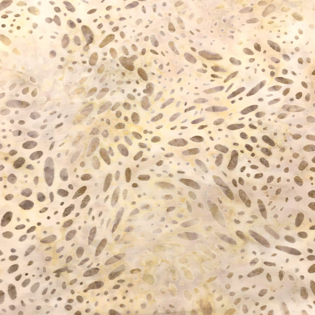 Robert Kaufman Batik Fabric, By The Half Yard, AMD-21449-265 Parchment