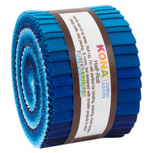 Load image into Gallery viewer, Kaufman Kona Solid Roll Ups, 5 Variations, Half Rollup, Jelly Roll, Strip
