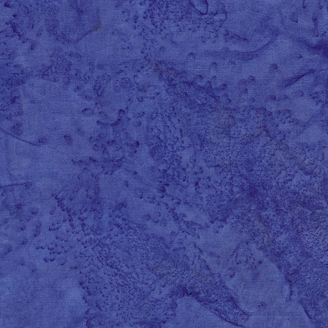 Island Batik Fabric, By The Half Yard, Blueberry
