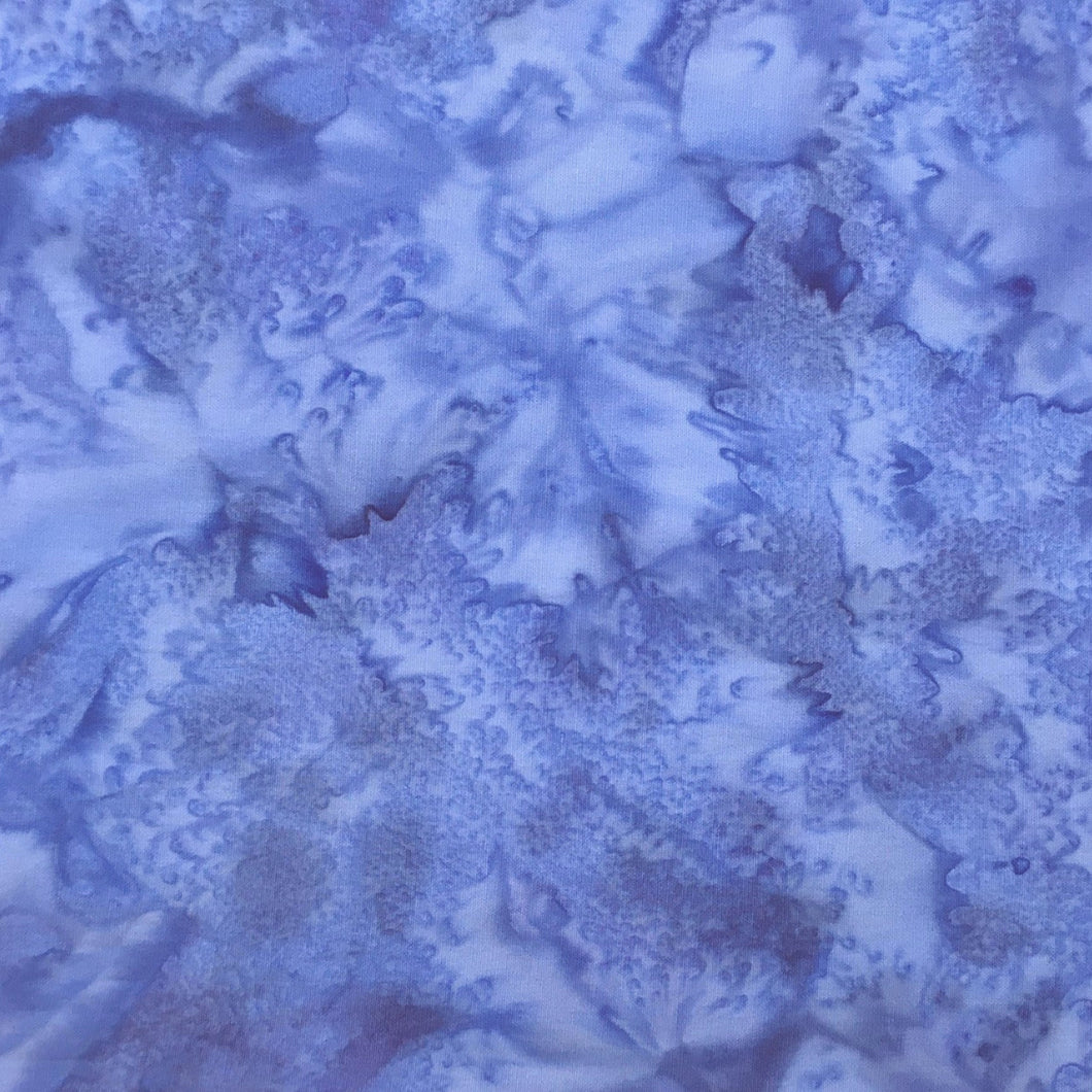 Island Batik Fabric, By The Half Yard, French Blue