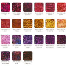 Load image into Gallery viewer, Kaufman Batik Roll Ups , Jelly Roll Rollup Strips, RU-1125-40, Sunrise Blossoms
