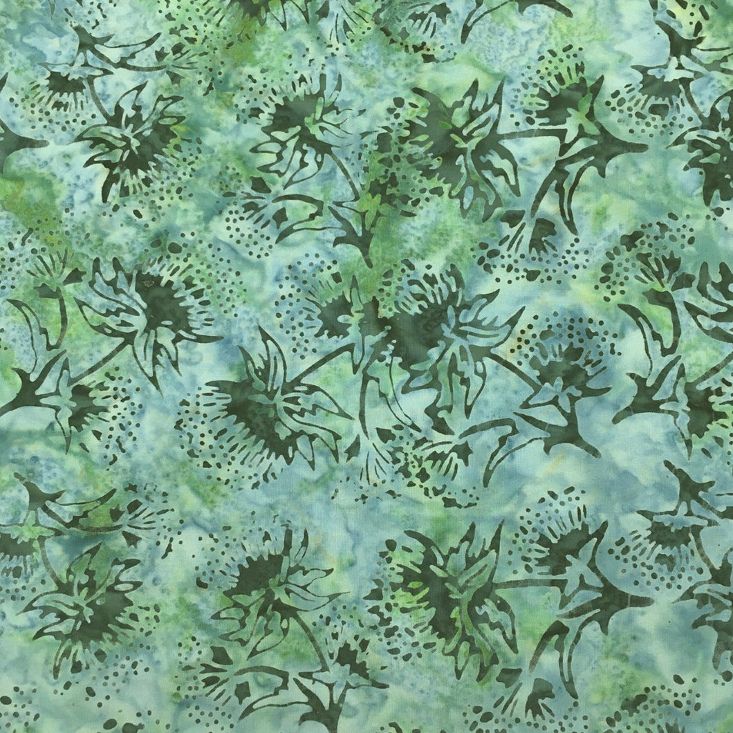 Island Batik Fabric, By The Half Yard, 712202990, Naturescape, Herbs
