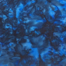 Load image into Gallery viewer, 1895-317 Macaw, Hoffman Batik Fabric, blue, cotton batik fabric
