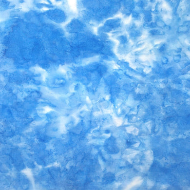 1895-1 Azure, Hoffman Batik Fabric, blue, cotton batik fabric