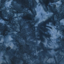 Load image into Gallery viewer, Hoffman Batik Fabric, By The Half Yard, 1895-19 Navy
