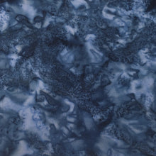 Load image into Gallery viewer, 1895-19 Navy, Hoffman Batik Fabric, blue, cotton batik fabric
