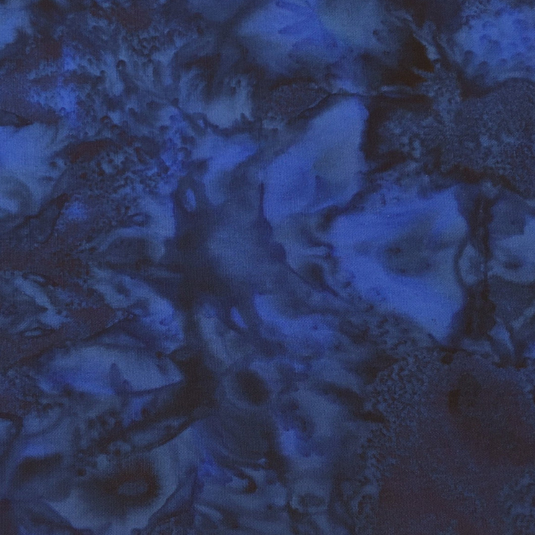 1895-230 Sapphire, Hoffman Batik Fabric, blue, cotton batik fabric