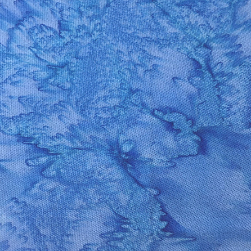 1895-329 Brooke, Hoffman Batik Fabric, blue, cotton batik fabric