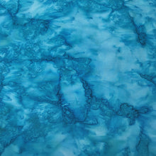 Load image into Gallery viewer, Hoffman Batik Fabric, By The Half Yard, 1895-578 Delta, Blue Teal
