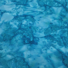 Load image into Gallery viewer, Hoffman Batik Fabric, By The Half Yard, 1895-578 Delta, Blue Teal
