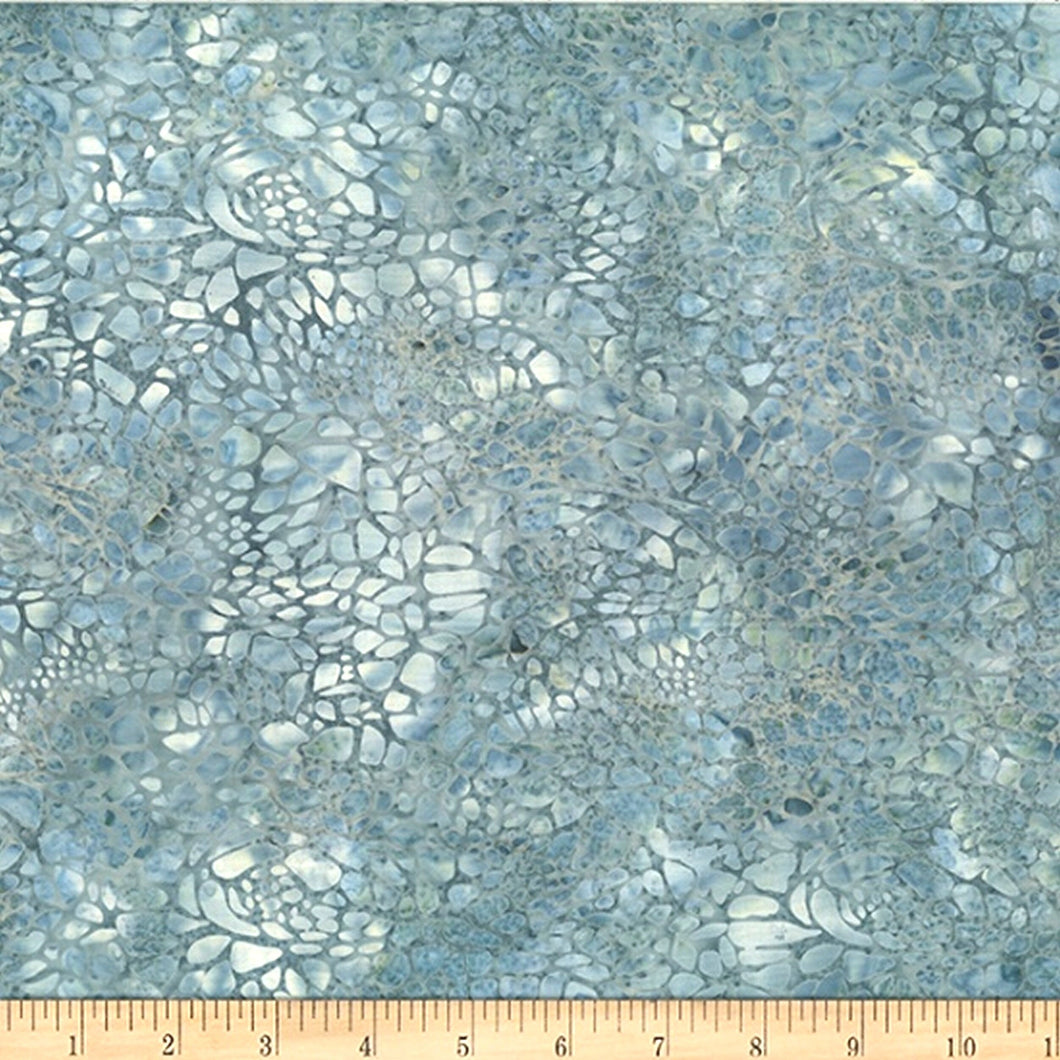 MR49-79 Seafoam, Hoffman Jelly Fish Batiks by McKenna Ryan, cotton batic fabric