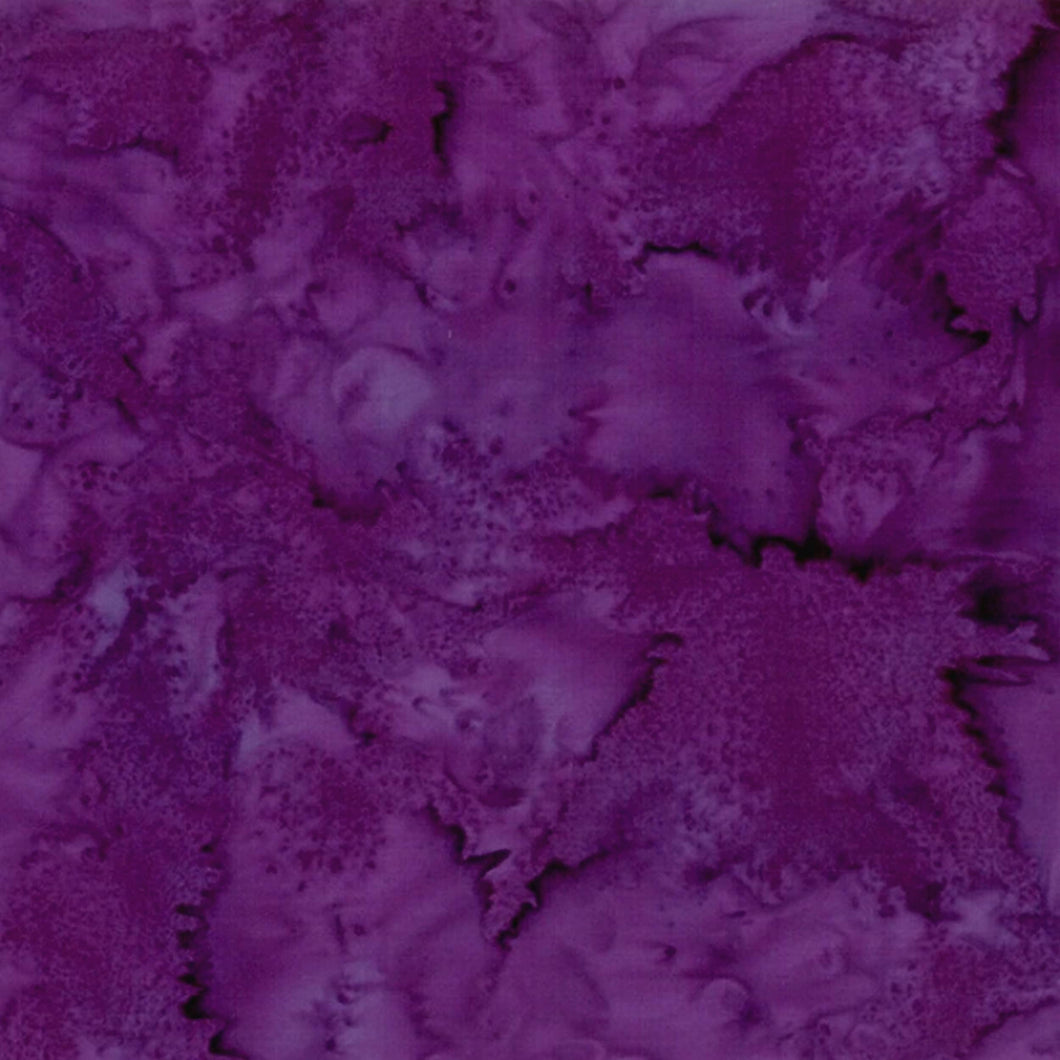 Island Batik Fabric, By The Half Yard, Purple