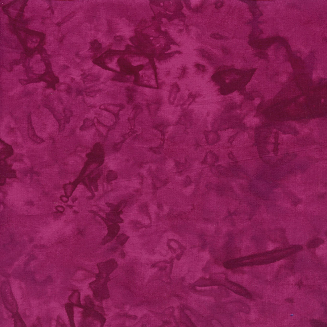 Island Batik Fabric, By The Half Yard, Plum