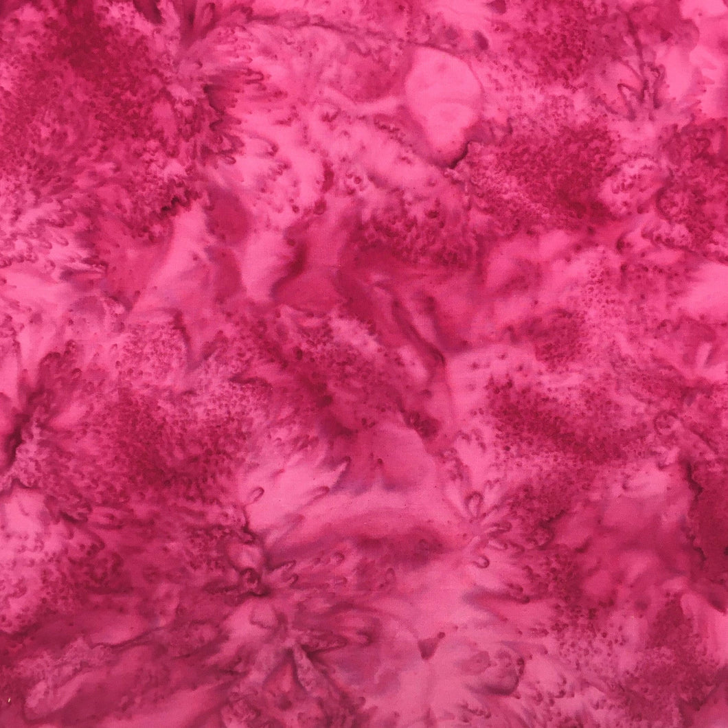 Island Batik Fabric, By The Half Yard, Rosewood