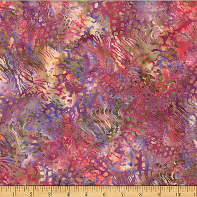 MR51-419 Passion Tea,  Hoffman Jelly Fish Batiks by McKenna Ryan, cotton batic fabric