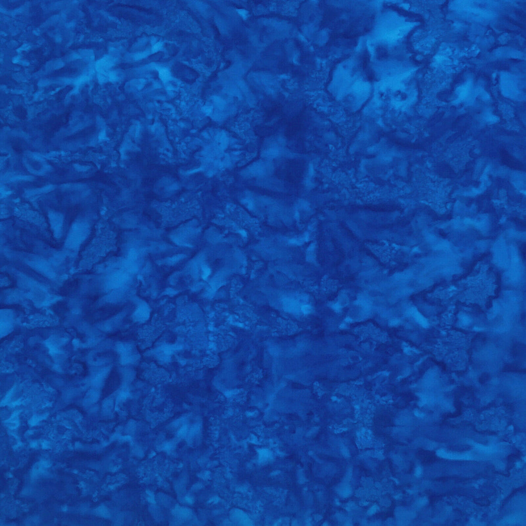 AMD-7000-11 ROYAL, Kaufman Prisma Dyes, Medium Blue, Cotton Batik Quilting Fabric