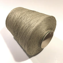 Load image into Gallery viewer, 1 Cone Hasegawa Cotton Gima 8.5 Tape Yarn, Olive, From Japan, 1 Pound 13.8 Ounces w/cone
